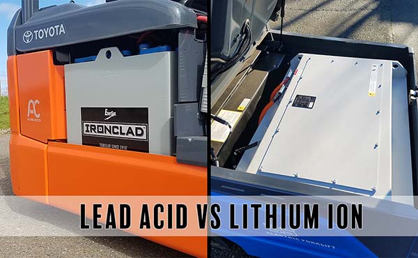 Read more about the article Forklift Batteries: Lead Acid vs. Lithium Iron Phosphate