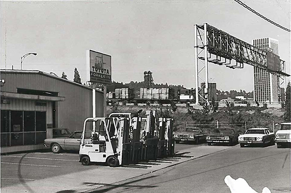 Toyota Lift Northwest's original location in Portland Oregon