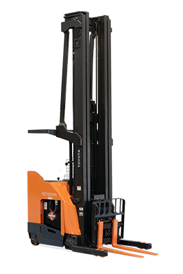 The right front side of the High Capacity Reach Truck