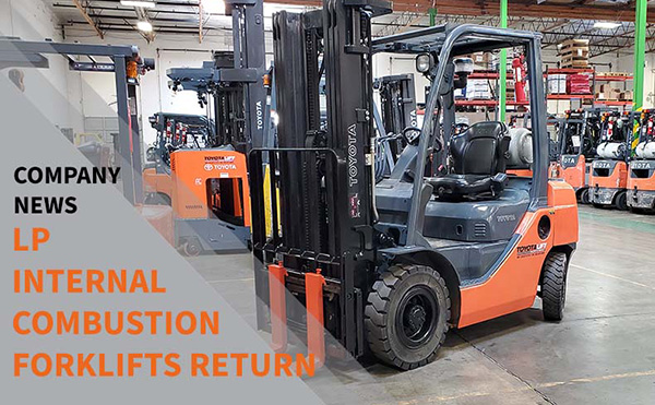 Read more about the article LP Internal Combustion Forklifts Return