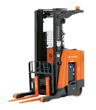 The 8 series reach truck - Front end