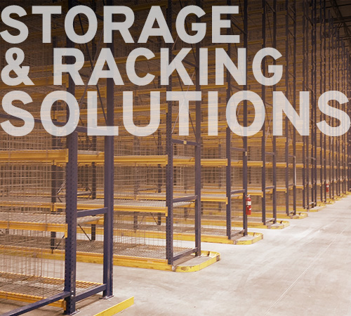 Storage and Racking Solutions title card