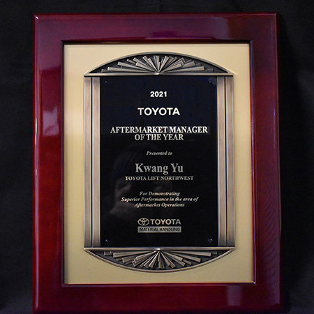 2021 Aftermarket Manager of the Year