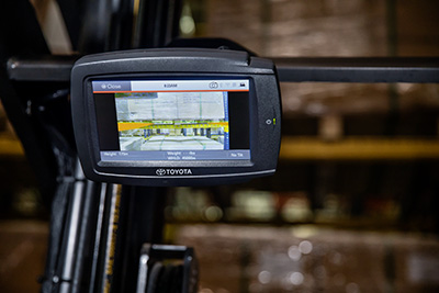 If you have the carriage mounted camera option, it will display in the touchscreen.
