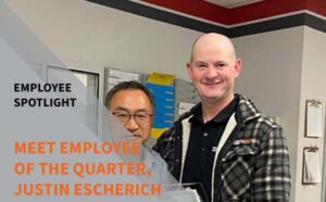 Read more about the article Meet our Employee of Q2 2023, Justin Escherich